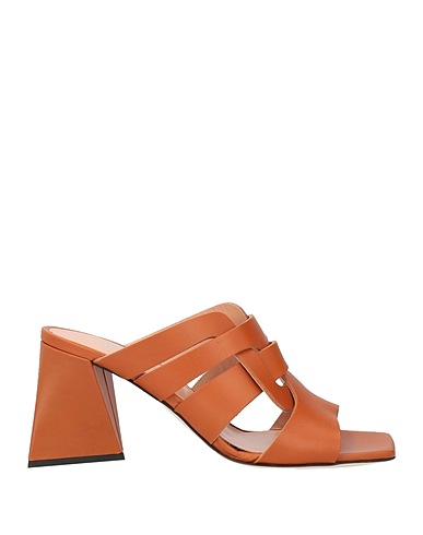 POLLINI Sandals Tan Cowhide