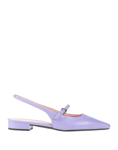 POLLINI Ballet flats Mauve Leather