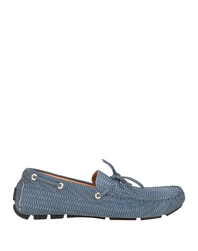 BOEMOS Loafers Pastel blue 100% Leather