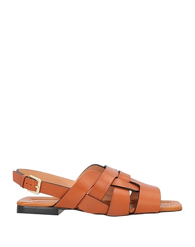 POLLINI Sandals Tan Cowhide
