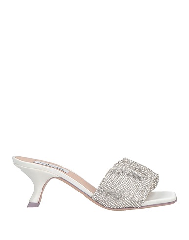 SEBASTIAN Milano Sandals White Textile fibres