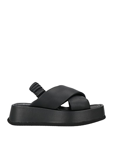 POLLINI Sandali Nero Fibre tessili