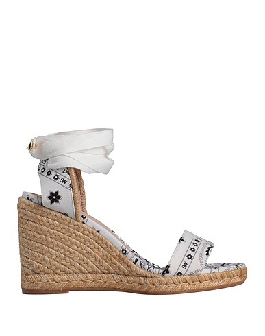STUART WEITZMAN Espadrillas Bianco Fibre tessili