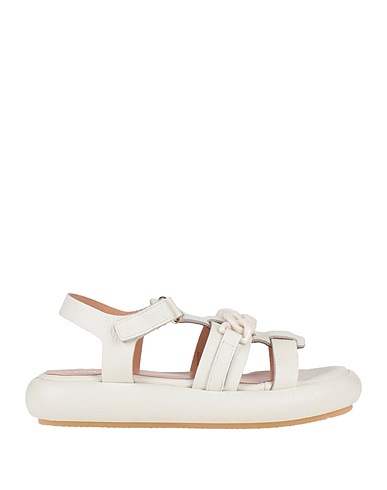 POLLINI Sandals Off white Leather