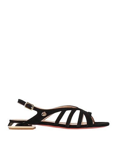 BALDININI Sandals Black Leather