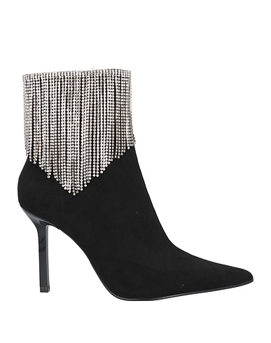 STEVE MADDEN Ankle boot Black Textile fibres