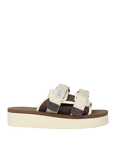 SUICOKE Sandals Off white Textile fibres
