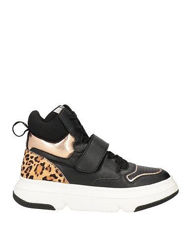 EMANUÉLLE VEE Sneakers Black Textile fibres, Leather