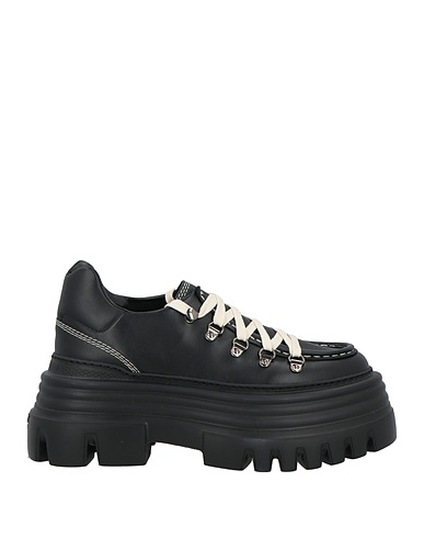 BALLY Laced shoes Black Cow leather
