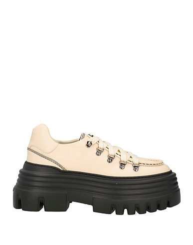 BALLY Laced shoes Beige Cow leather