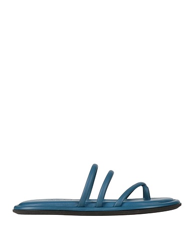 BALDININI Flip flops Slate blue Leather