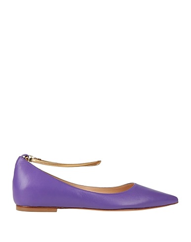 BALDININI Ballet flats Purple Leather