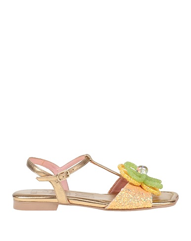 RAS Sandals Yellow Textile fibers
