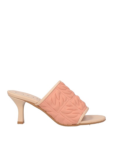CASADEI Sandali Cipria Pelle, Fibre tessili