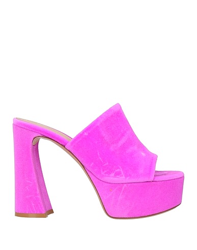 GIANVITO ROSSI サンダル モーブ 紡績繊維