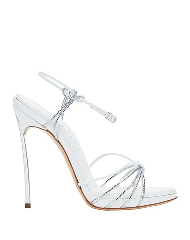 CASADEI Sandals White Leather
