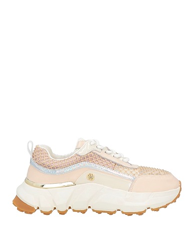 BALDININI Sneakers Light pink Leather, Textile fibers