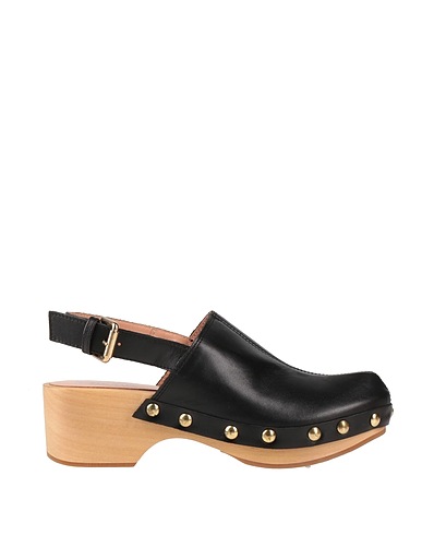 POLLINI Mule e zoccoli Nero Pelle di vitello