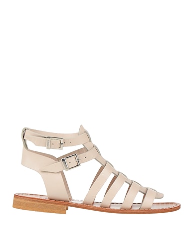 BALDININI Sandals Off white Leather