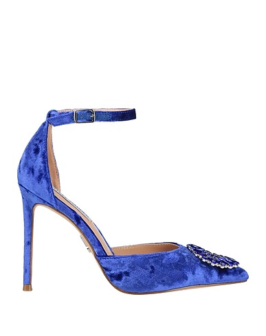 STEVE MADDEN Pump Bright blue Textile fibers