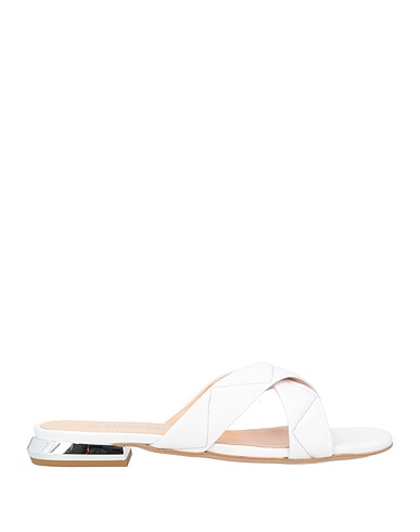 BALDININI Sandals White Leather