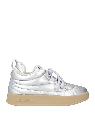 STEVE MADDEN Sneakers Silver Textile fibres