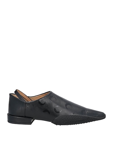 MARINE SERRE Loafers Black Leather