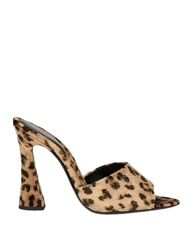 SAINT LAURENT Sandals Beige Textile fibers