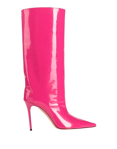 AMINA MUADDI Boots Magenta Leather