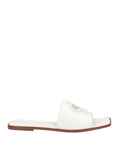 GIANVITO ROSSI Sandals White Calfskin