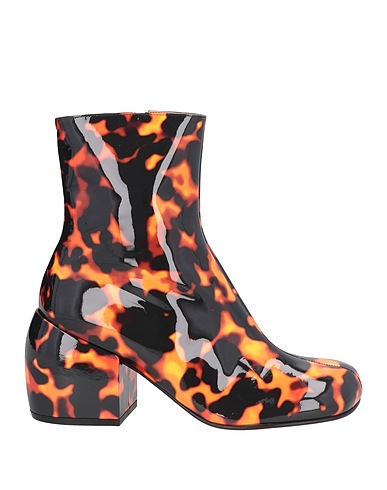 DRIES VAN NOTEN Ankle boot Orange Leather