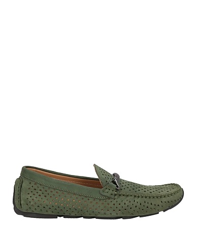 BALDININI Loafers Military green Leather