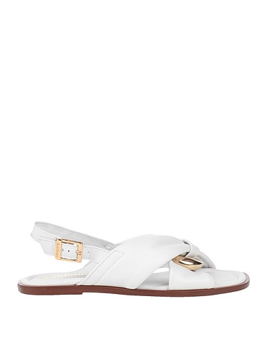 BALDININI Sandals White Leather