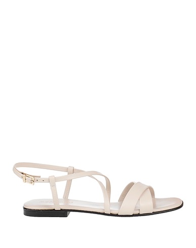 BALDININI Sandals Off white Leather