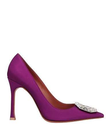 AMINA MUADDI Pump Mauve Textile fibers