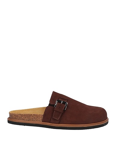 POLLINI Mules et sabots Marron Cuir