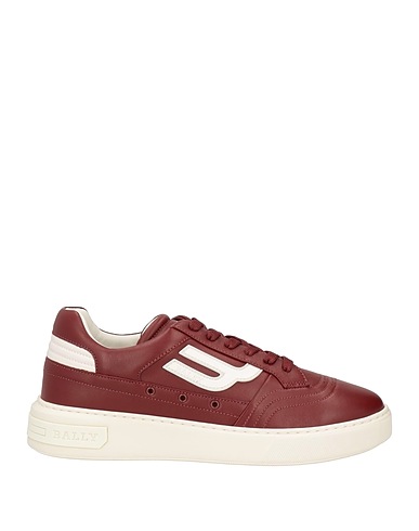 BALLY Sneakers Burgundy Calfskin