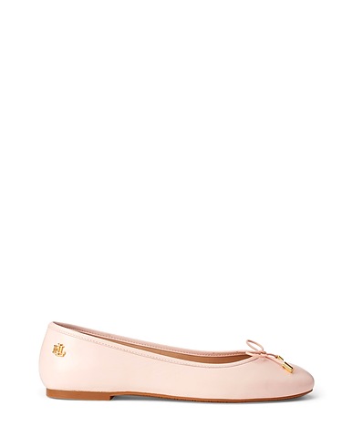 LAUREN RALPH LAUREN Ballet flats  JAYNA NAPPA LEATHER FLAT 
 Blush 100% Leather