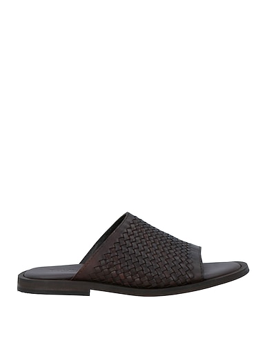 BALDININI Sandals Dark brown Leather