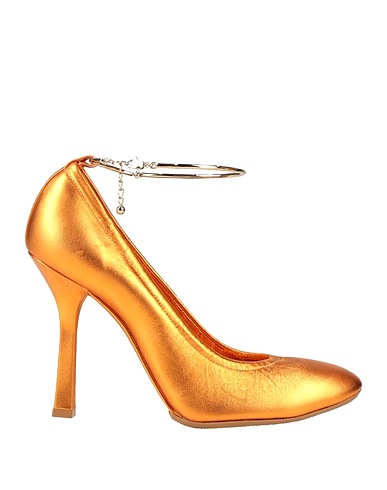 CASADEI Pump Orange Leather