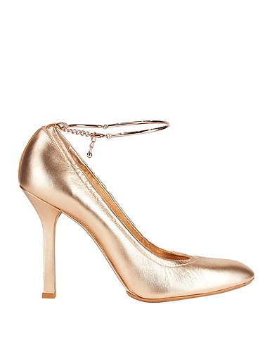 CASADEI Pump Rose gold Leather