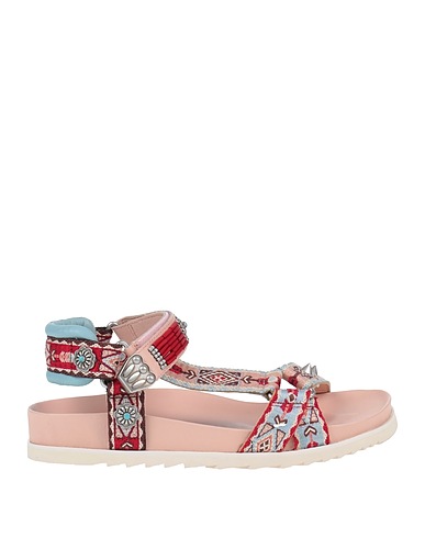 ASH Sandals Light pink Textile fibres