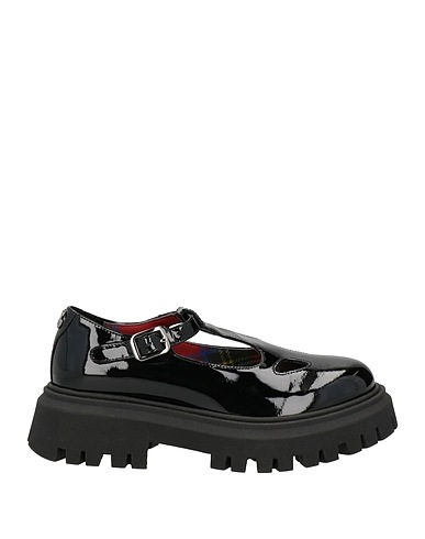 DOLCE&GABBANA Elegante Schuhe Schwarz 100% Kalbsleder
