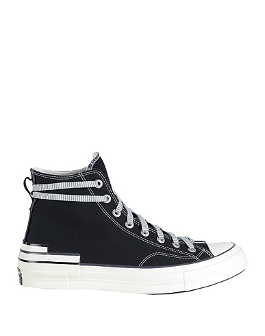 CONVERSE Sneakers CHUCK 70 HACKED HEEL HI BLACK/DARK MOTH
 Black Textile fibres