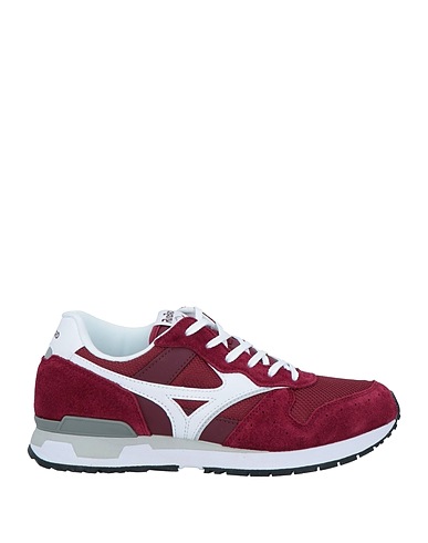MIZUNO Sneakers Burgundy Textile fibres, Leather