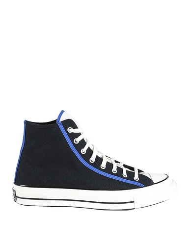 CONVERSE Sneakers CHUCK 70 HI BLACK/EGRET/BLUE FLAME
 Black Textile fibres