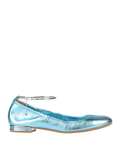 CASADEI Ballerinas Himmelblau Leder