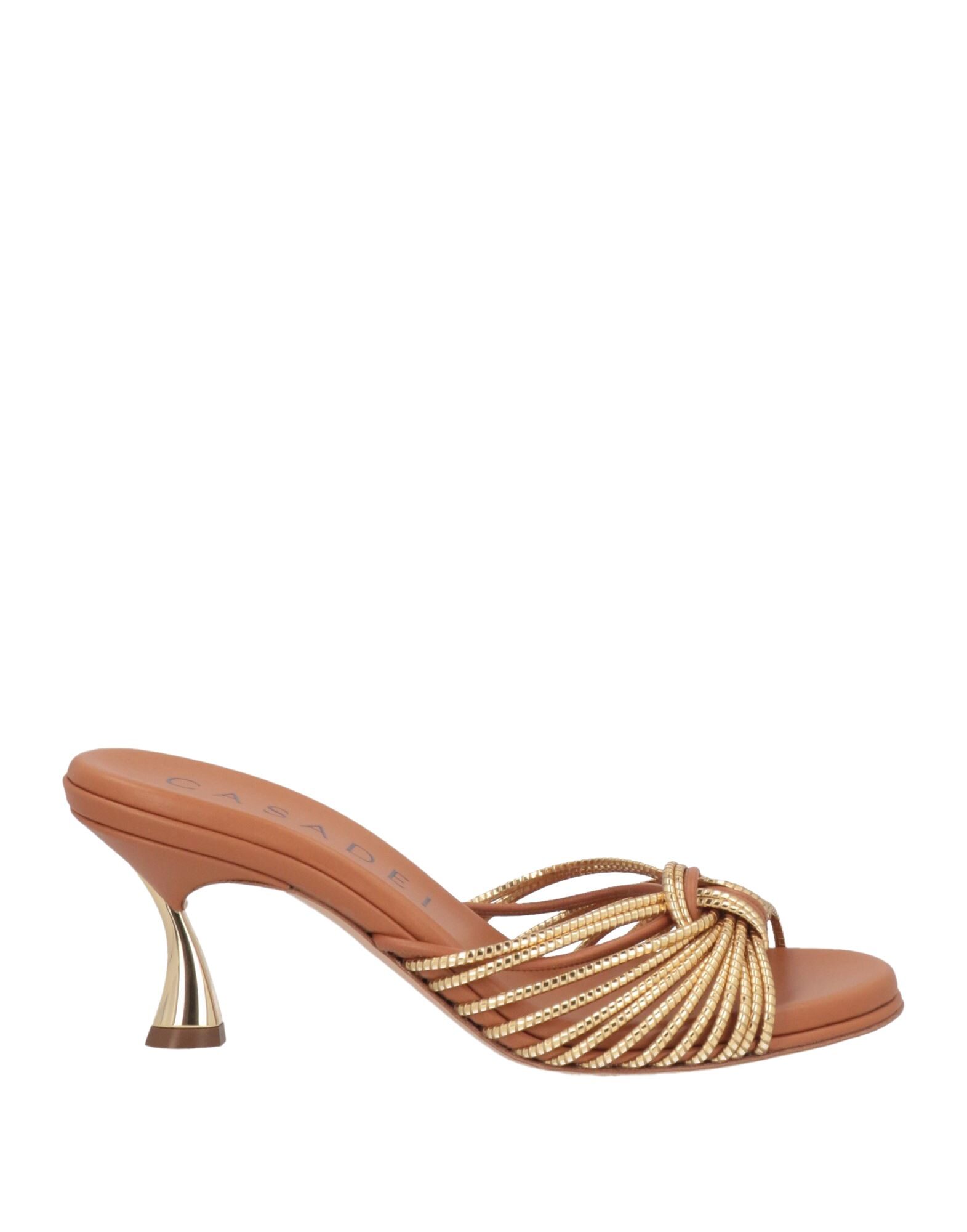 CASADEI サンダル ゴールド レディース サンダル