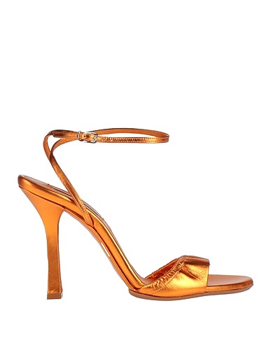 CASADEI Sandals Orange Leather