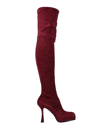 CASADEI Boots Burgundy Leather